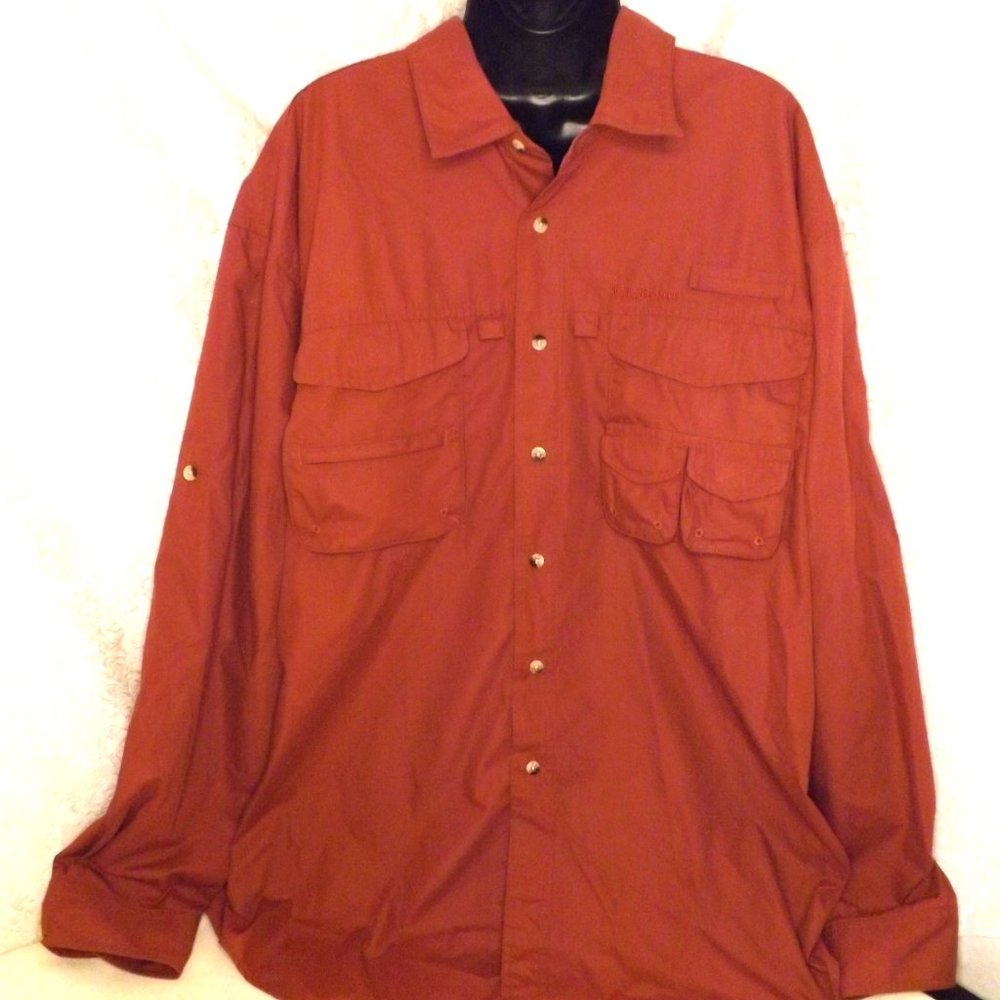 L.L. Bean Bug Repellent Shirt- Men's XL Reg